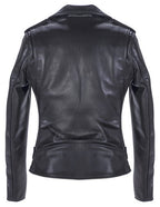 Women's Leather Motorcycle Jacket