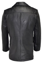 Men's The classic 32 naval style peacoat in leather
