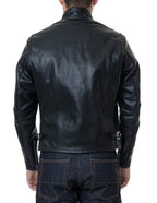 Men's Classic Racer Leather Motorcycle Jacket