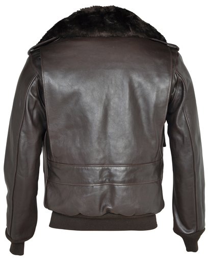 A-2 Naked Cowhide Leather Flight Jacket