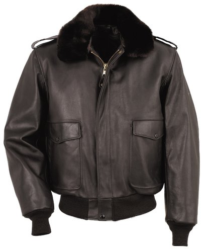 A-2 Naked Cowhide Leather Flight Jacket