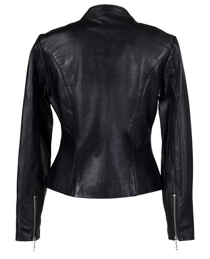 Women's Lambskin Cafe Leather Jacket