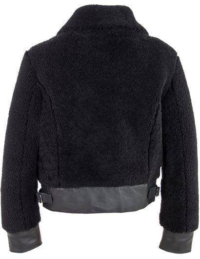 Women's Sheepskin Bomber Jacket