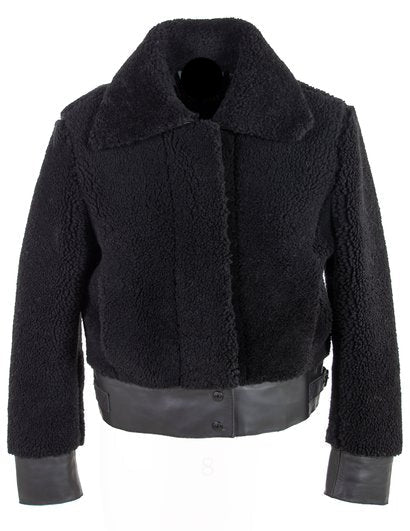 Women's Sheepskin Bomber Jacket