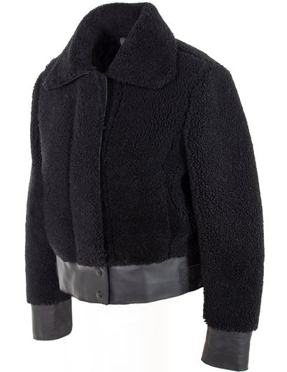 Women's Sheepskin Bomber Jacket
