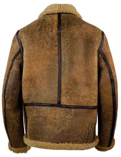 Antique Brown Sheepskin Jacket