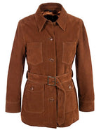 Women's Suede Safari Jacket