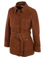 Women's Suede Safari Jacket