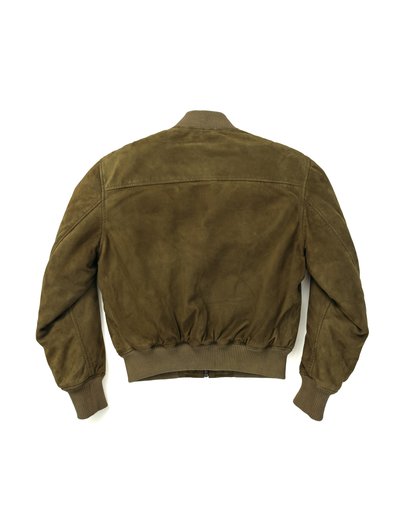 Women's Suede Bomber Jacket