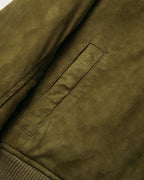 Women's Suede Bomber Jacket