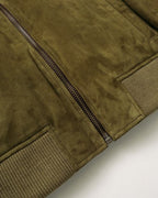 Women's Suede Bomber Jacket