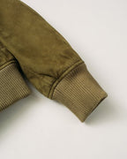 Women's Suede Bomber Jacket