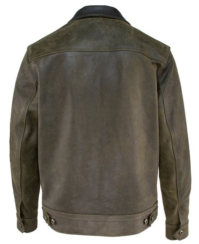 Men's Sueded Cowhide Unlined Delivery Jacket