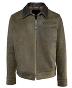 Men's Sueded Cowhide Unlined Delivery Jacket