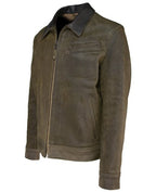 Men's Sueded Cowhide Unlined Delivery Jacket
