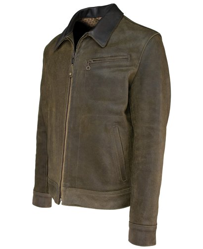 Men's Sueded Cowhide Unlined Delivery Jacket