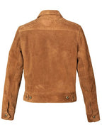 Women's Cow Suede Trucker Jacket