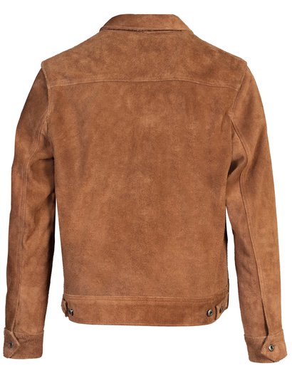 Men's Unlined Rough Out Cowhide Jacket