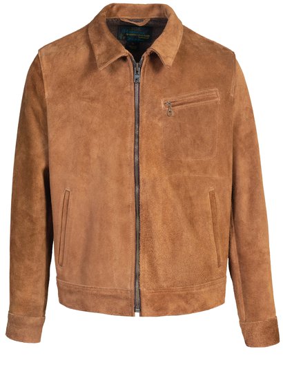 Men's Unlined Rough Out Cowhide Jacket
