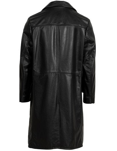 Men's Lightweight Cowhide Trench Coat
