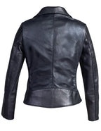 Women's Cowhide Moto Jacket