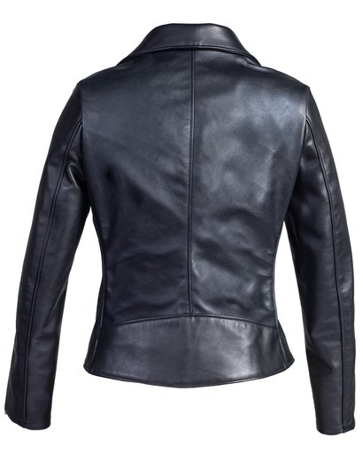 Women's Cowhide Moto Jacket