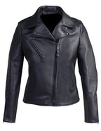Women's Cowhide Moto Jacket