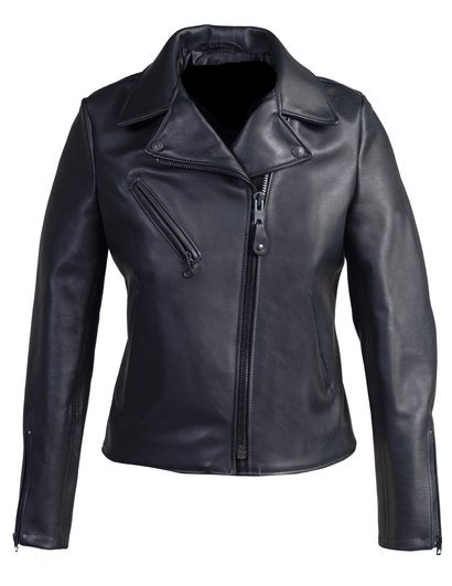 Women's Cowhide Moto Jacket