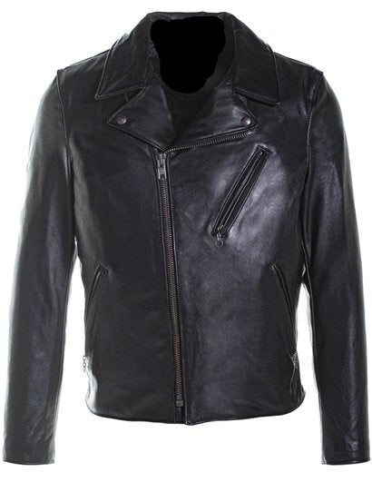 Men's Light Weight Cowhide Motorcycle Jacket