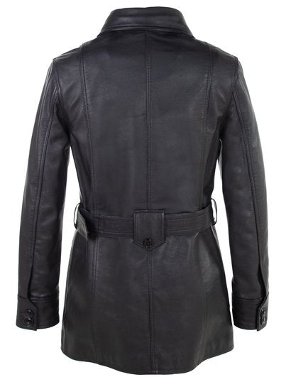 Women's Leather Safari Jacket