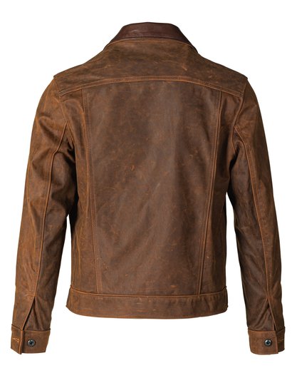 Men's Nubuck Cowhide Mechanic's Jacket