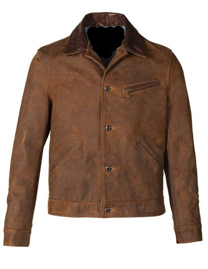 Men's Nubuck Cowhide Mechanic's Jacket