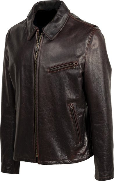 Men's Waxy Pullup Cowhide Jacket