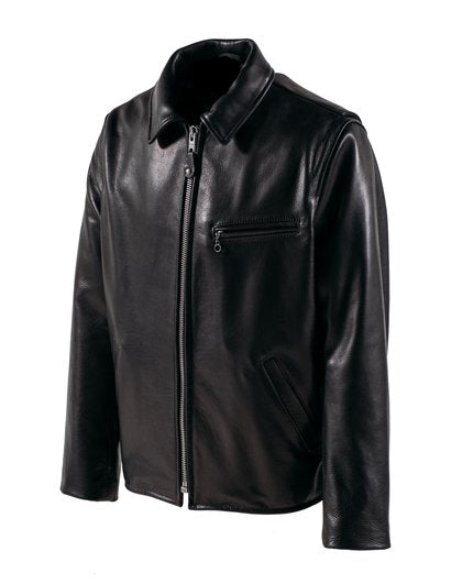 Men's Natural Pebbled Cowhide Jacket
