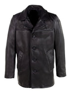 Men's 31 Long Pebbled Cowhide Carcoat