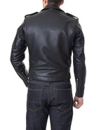Men's One Star Leather Motorcycle Jacket