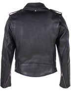 Men's Classic Steerhide Leather Motorcycle Jacket