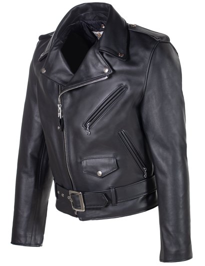 Men's Classic Steerhide Leather Motorcycle Jacket