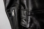 Men's Lightweight Fitted Cowhide Motorcycle Jacket