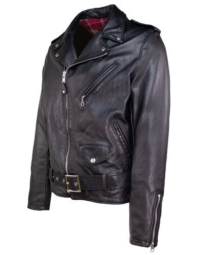 Men's Vintaged Fitted Cowhide Leather Motorcycle Jacket