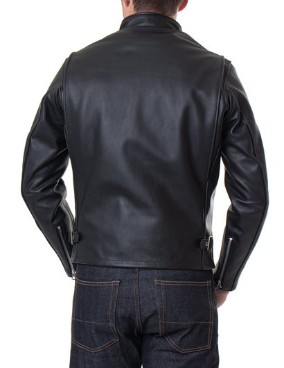 Men's Single Rider Steerhide Leather Motorcycle Jacket