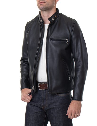 Men's Single Rider Steerhide Leather Motorcycle Jacket