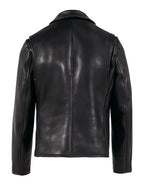 Men's Cowhide Retro Moto Style Jacket