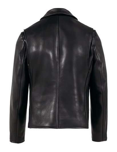 Men's Cowhide Retro Moto Style Jacket