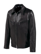 Men's Cowhide Retro Moto Style Jacket