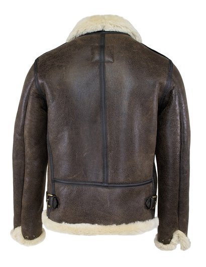 B6 Sheepskin Jacket With Cowhide Trim