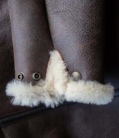 B6 Sheepskin Jacket With Cowhide Trim
