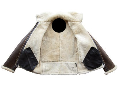 B6 Sheepskin Jacket With Cowhide Trim