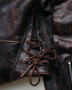 Men's CHiPs Style Cowhide Jacket