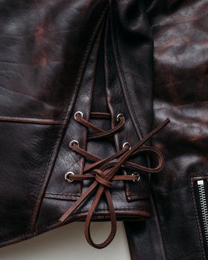 Men's CHiPs Style Cowhide Jacket